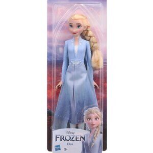 Disney's Frozen 2 Elsa Frozen Shimmer Fashion Doll, Skirt, Shoes, and Long Blond